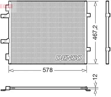 DCN20042 Конденсер кондиционера DENSO підбір по vin на Brocar