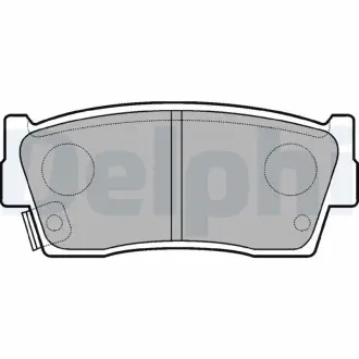 LP684 Гальмівні колодки передн.Vitara,X-90 88-03 DELPHI підбір по vin на Brocar