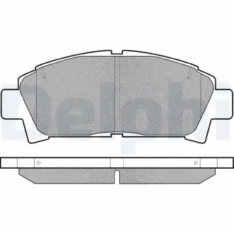 LP940 Комплект тормозных колодок, дисковый тормоз DELPHI подбор по vin на Brocar