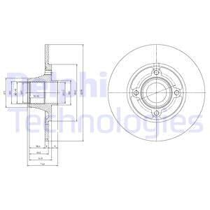 BG9033RSC Гальмівний диск DELPHI підбір по vin на Brocar