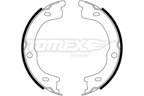 2313 SZCZĘKI HAMULC. KIA SORENTO 06- (RĘCZNY) TOMEX підбір по vin на Brocar