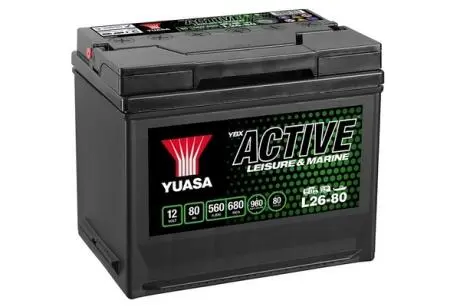 L2680 Стартерная аккумуляторная батарея L26-80 YUASA YUASA подбор по vin на Brocar