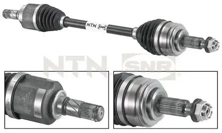 DK55057 Піввісь Renault Kangoo 07- (L) (27x33x705) SNR NTN підбір по vin на Brocar