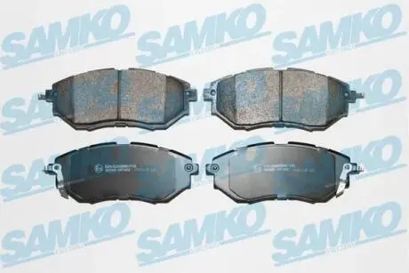 5SP1402 Комплект гальмівних колодок, дискове гальмо SAMKO підбір по vin на Brocar
