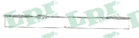 C0548B Трос LPR підбір по vin на Brocar
