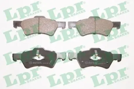 05P1006 Колодки гальмівні дискові, комплект LPR підбір по vin на Brocar