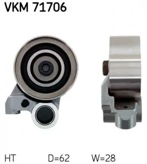 VKM71706 Натяжной ролик Land Cruiser 3.0TD -02 SKF підбір по vin на Brocar