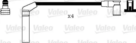 346086 Комплект проводов зажигания VALEO подбор по vin на Brocar