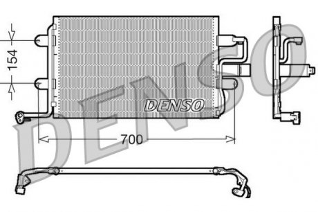 DCN32017 Радиатор кондиционера (Конденсор) DENSO подбор по vin на Brocar
