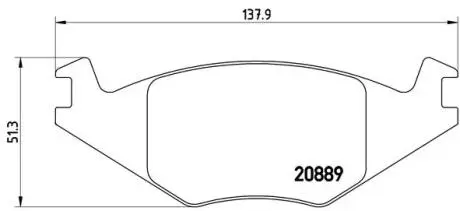 P85019 Гальмівні колодки дискові BREMBO підбір по vin на Brocar