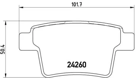 P24063 Тормозные колодки дисковые BREMBO подбор по vin на Brocar