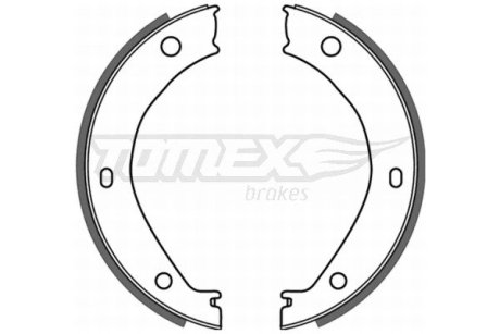 2126 Гальмівна колодка. TOMEX підбір по vin на Brocar