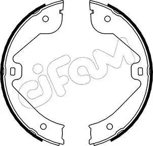 153244 Комплект тормозных колодок, стояночная тормозная система CIFAM подбор по vin на Brocar
