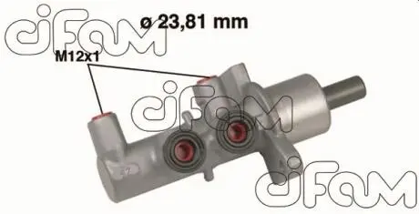 202567 Главный тормозной цилиндр Astra G 03- CIFAM подбор по vin на Brocar