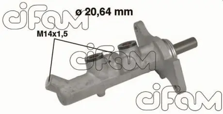 202593 Главный тормозной цилиндр COROLLA / ALLEX 44381 CIFAM подбор по vin на Brocar
