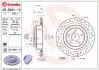09B0411X Гальмівний диск BREMBO підбір по vin на Brocar