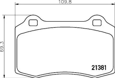 P36020 Гальмівні колодки, дискове гальмо (набір) BREMBO підбір по vin на Brocar