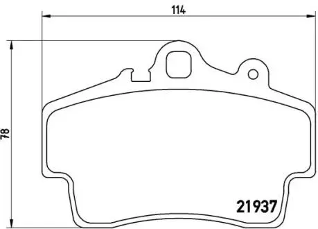 P65007 Гальмівні колодки дискові BREMBO підбір по vin на Brocar