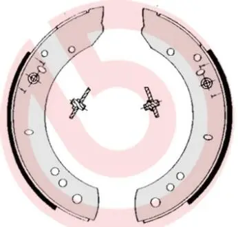S44502 Комплект гальмівних колодок BREMBO підбір по vin на Brocar