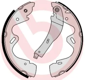 S56517 Гальмівні колодки (набір) BREMBO підбір по vin на Brocar