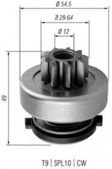 AMB0354 ЕЛЕКТРО бендікс DOBLO 1.9JTD MAGNETI MARELLI підбір по vin на Brocar