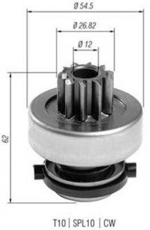 AMB0398 MAGNETI MARELLI Бендикс (z=10) FORD 1,8D: Escort, Fiesta, Orion, Mondeo MAGNETI MARELLI підбір по vin на Brocar