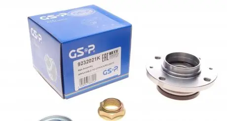 9232021K Подшипник ступицы (задней) Peugeot Partner 96-15/Citroen Berlingo 96-08 (+ABS)(к-кт) GSP підбір по vin на Brocar