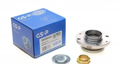 9232028K Підшипник маточини (задньої) Peugeot Partner 96- (+ABS) GSP підбір по vin на Brocar