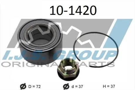 101420 Комплект подшипника IJS GROUP підбір по vin на Brocar