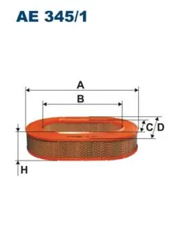 AE3451 Фільтр повітря FILTRON підбір по vin на Brocar
