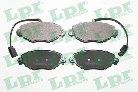 05P1302 Комплект тормозных колодок, дисковый тормоз LPR подбор по vin на Brocar