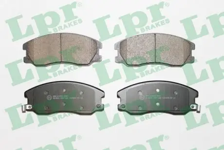 05P1322 Комплект тормозных колодок, дисковый тормоз LPR 05P1322 LPR подбор по vin на Brocar