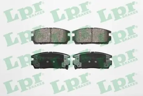 05P1323 Комплект тормозных колодок, дисковый тормоз LPR 05P1323 LPR подбор по vin на Brocar
