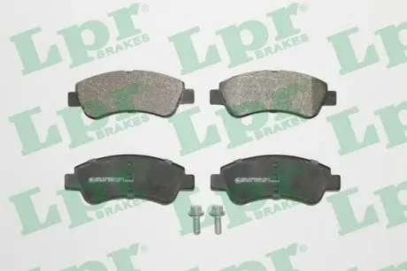 05P1327 Комплект гальмівних колодок з 4 шт. дисків LPR підбір по vin на Brocar