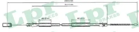 C0211B Трос ручного гальма LPR підбір по vin на Brocar