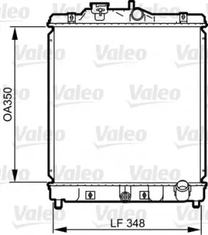734117 Радіатор, охолодження двигуна VALEO підбір по vin на Brocar