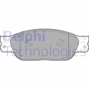 LP2020 Комплект тормозных колодок, дисковый тормоз DELPHI подбор по vin на Brocar