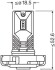 2604CW Автолампа Osram 2604CW PSX24W PG20/7 8,2 W OSRAM підбір по vin на Brocar