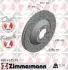 460452570 TARCZA HAMULC. PORSCHE 911 (991) 13- PP ZIMMERMANN підбір по vin на Brocar