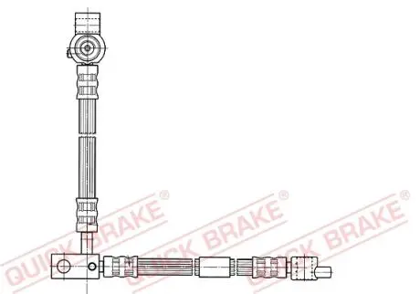 59994 Тормозной шланг QUICK BRAKE підбір по vin на Brocar