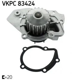 VKPC83424 Водяной насос SKF підбір по vin на Brocar
