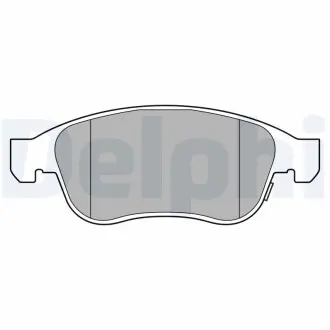 LP3588 Тормозные колодки, дисковые DELPHI подбор по vin на Brocar