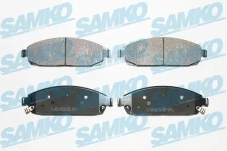 5SP1403 Гальмівні колодки дискові перед. Jeep Commander, Grand Cherokee III 3.0Crd-5.7 06.05-12.10 SAMKO підбір по vin на Brocar