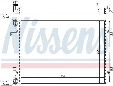 65014 Радиатора NISSENS подбор по vin на Brocar