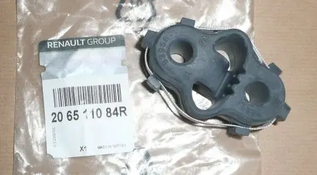 206511084R Кронштейн, Система випуску ОГ 20.65.110.84R RENAULT RENAULT підбір по vin на Brocar