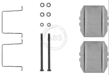 1053Q Комплектуючі, колодки дискового гальма A.B.S. підбір по vin на Brocar