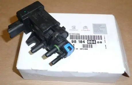 9810400480 Клапан управління турбіни Peugeot Expert 2.0 HDi 09- PEUGEOT/CITROEN підбір по vin на Brocar