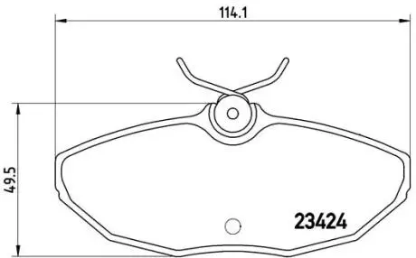 P36013 Тормозные колодки дисковые BREMBO підбір по vin на Brocar