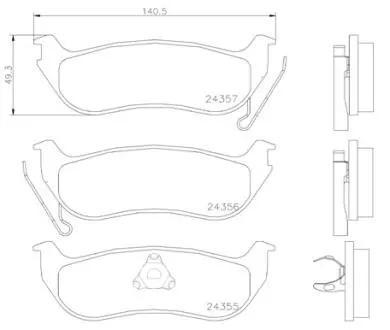 P37009 Тормозные колодки дисковые BREMBO подбор по vin на Brocar