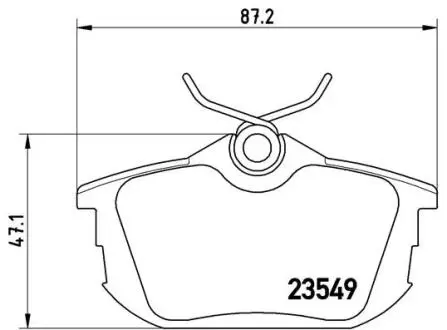 P54023 Гальмівні колодки дискові BREMBO підбір по vin на Brocar